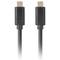 Lanberg USB C para USB C Cabo de 1,8 m com USB 3.2 Gen 2 (3.1 Gen 2) Preto CA-CMCM-32CU-0018-BK