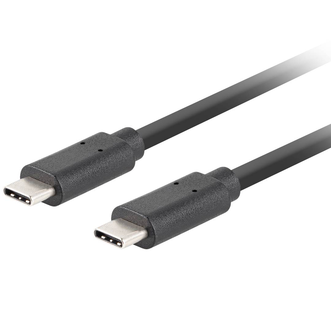 Lanberg Kabel 0,5 m USB C na USB 3.2 Gen 2 (3.1 Gen 2) Czarny CA-CMCM-32CU-0005-BK
