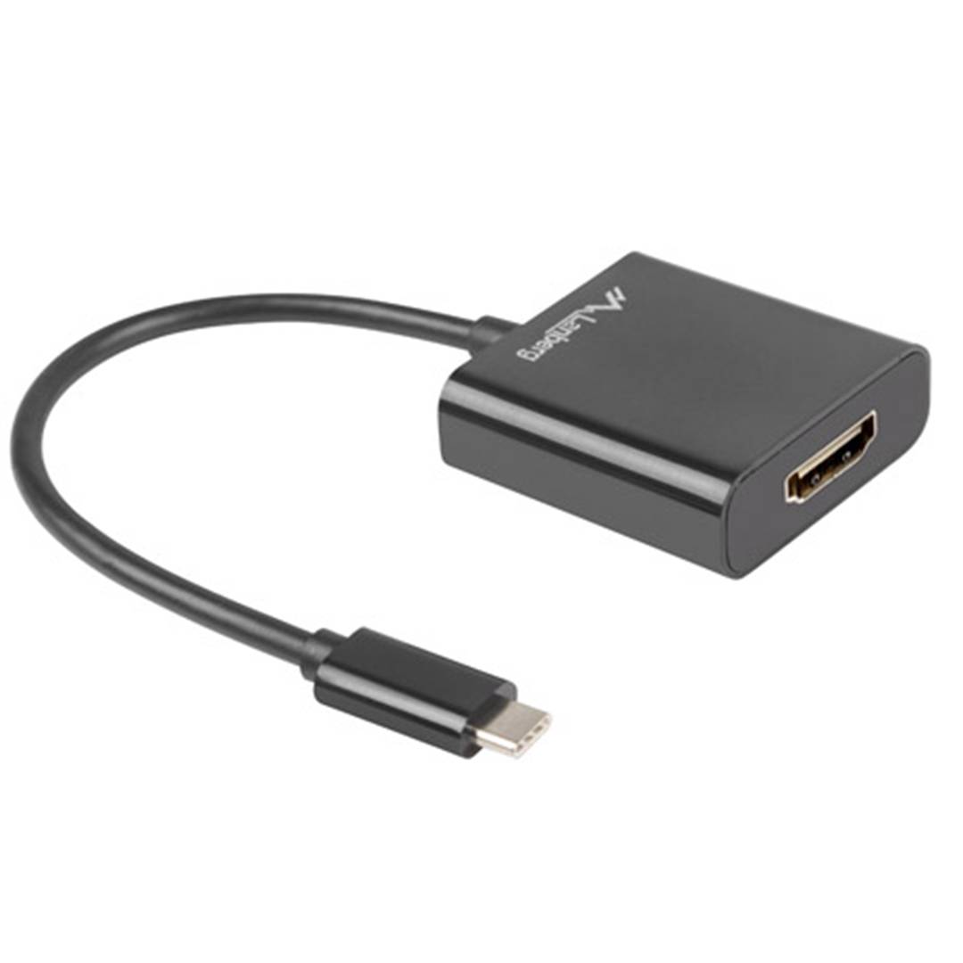 Mini adaptador de vídeo USB-C mascle 3.1 a HDMI femella de Lanberg
