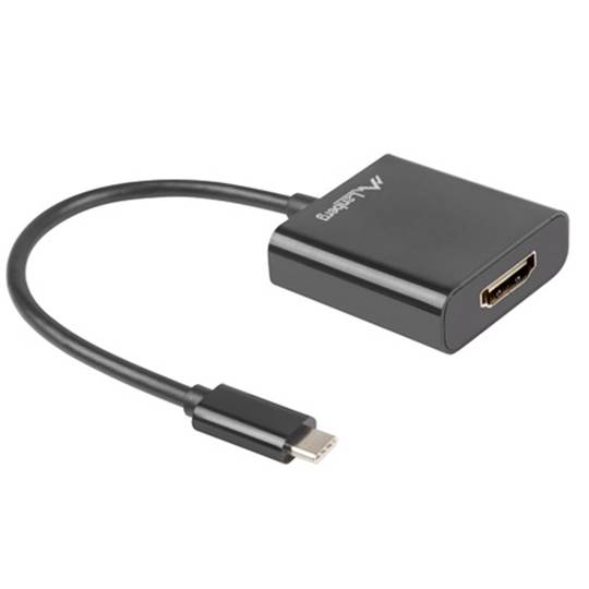 Mini adaptador de vídeo USB-C mascle 3.1 a HDMI femella de Lanberg