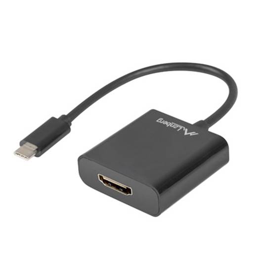 Mini adaptador de vídeo USB-C mascle 3.1 a HDMI femella de Lanberg