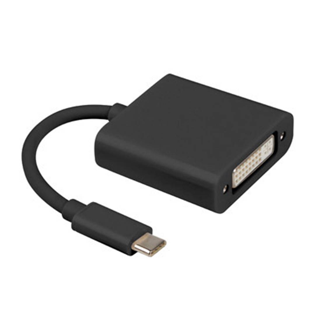 Mini adaptador de vídeo USB-C mascle 3.1 a DVI (24+5) femella de Lanberg