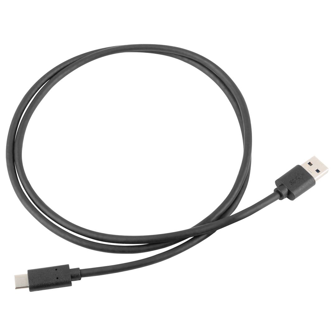 Cable USB C a USB A 3.2 Gen 1 (3.1 Gen 1) 1,8 m negro de Lanberg CA-USBO-31CU-0018-BK