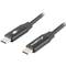 Lanberg USB C to USB C 2.0 cable 1 meter black CA-CMCM-40CU-0010-BK