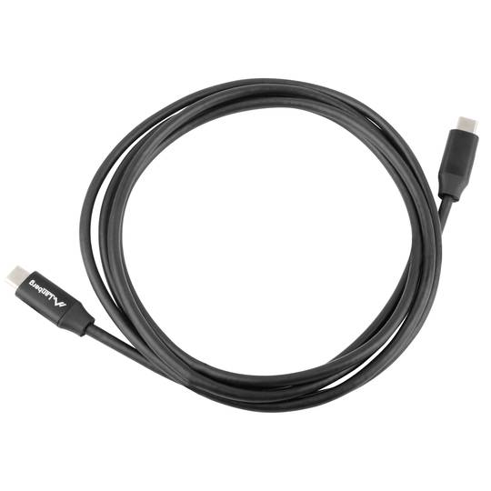 Lanberg USB C to USB C 2.0 cable 1 meter black CA-CMCM-40CU-0010-BK