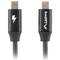 Lanberg USB C to USB C 2.0 cable 1 meter black CA-CMCM-40CU-0010-BK