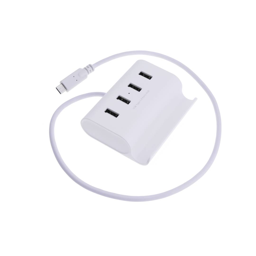 4-poorts USB-hub met omkeerbare USB-C