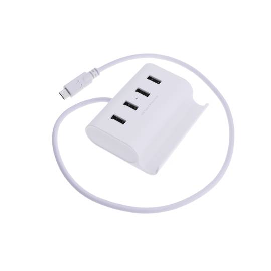 4-poorts USB-hub met omkeerbare USB-C