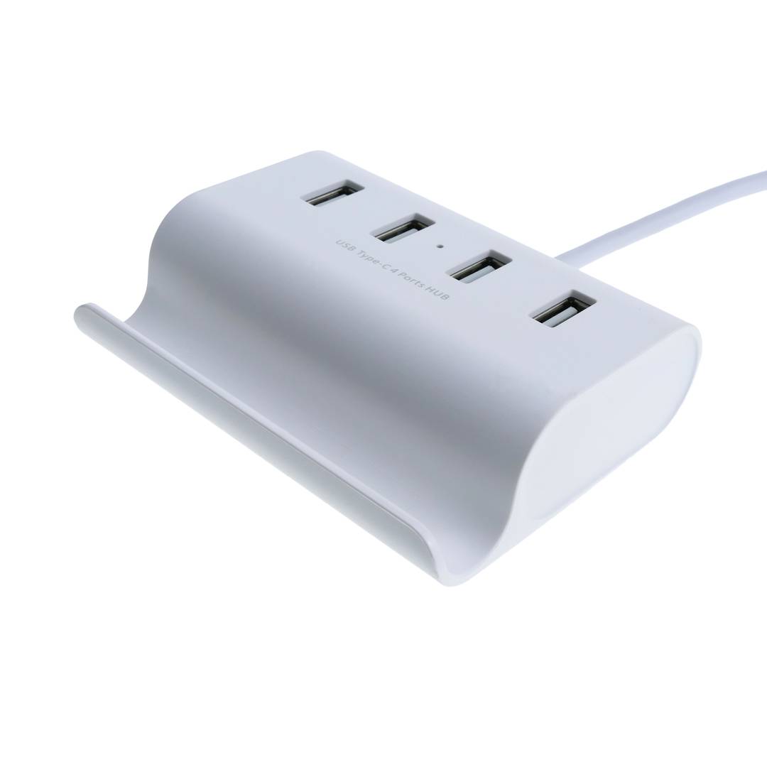 4-poorts USB-hub met omkeerbare USB-C