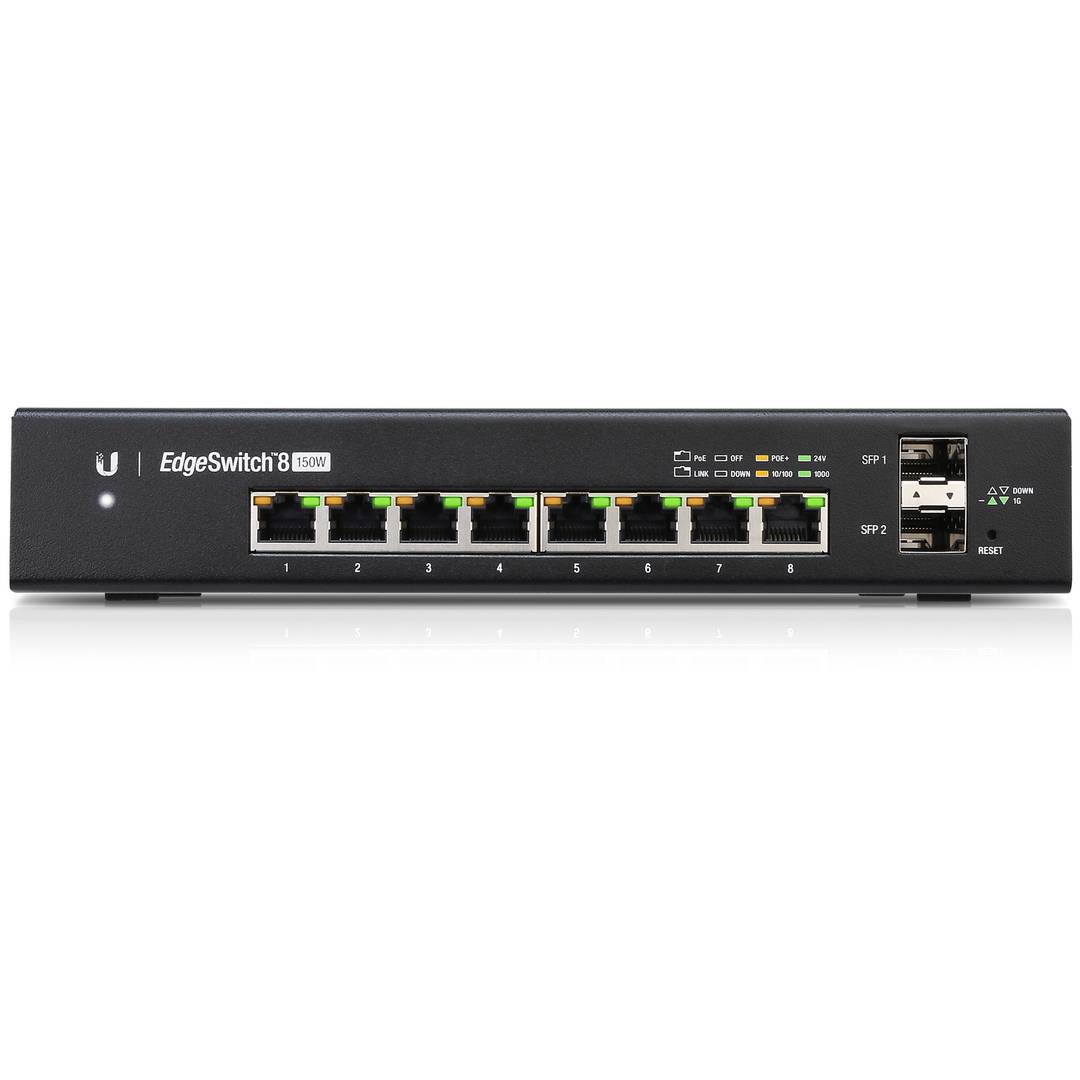 Interruttore Ubiquiti ES-8-150W Edgeswitch 8P 150W Edgemax PoE 150W