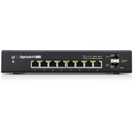 Interruttore Ubiquiti ES-8-150W Edgeswitch 8P 150W Edgemax PoE 150W