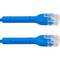 Cat.6 FTP Ethernet-netwerkkabel 0,3 m Blauw U-kabel-Patch-0,3M-RJ45-BL