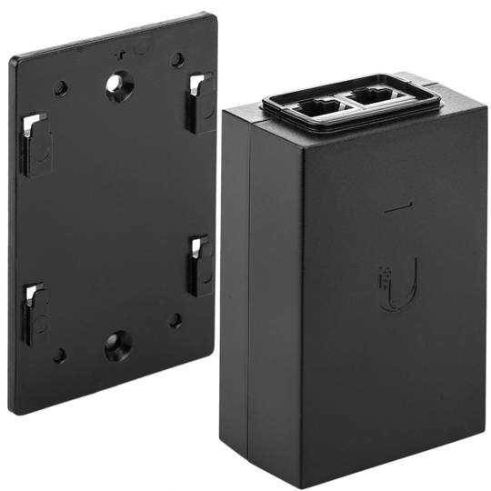 Font d'alimentació o adaptador injector PoE de Ubiquiti Networks model POE-48-24W-G ISP PoE de 48V 24W 0,5A a xarxa GIGA