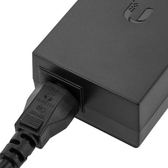 Font d'alimentació o adaptador injector PoE de Ubiquiti Networks model POE-48-24W-G ISP PoE de 48V 24W 0,5A a xarxa GIGA