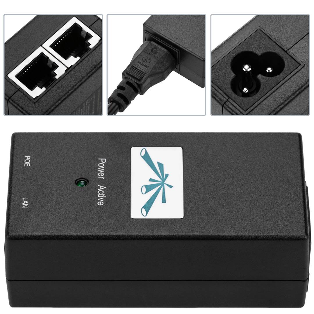 Ubiquiti Networks PoE Injector Power Supply or Adapter Model POE-15-12W ISP  15V with 12W at 0.8A 10/100 - Cablematic