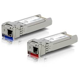 Ubiquiti UF-SM-10G-S Moduł UFiber SFP + Dwukierunkowy transceiver jednomodowy 10G 2 jednostki