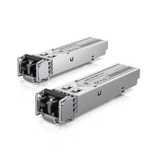 Pack de 20 unitats mòdul transceptor UFiber SFP d'Ubiquiti UACC-OM-MM-1G-D-20