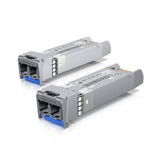 Pack of 20 units UFiber SFP+ transceiver module from Ubiquiti UACC-OM-SM-10G-D-20