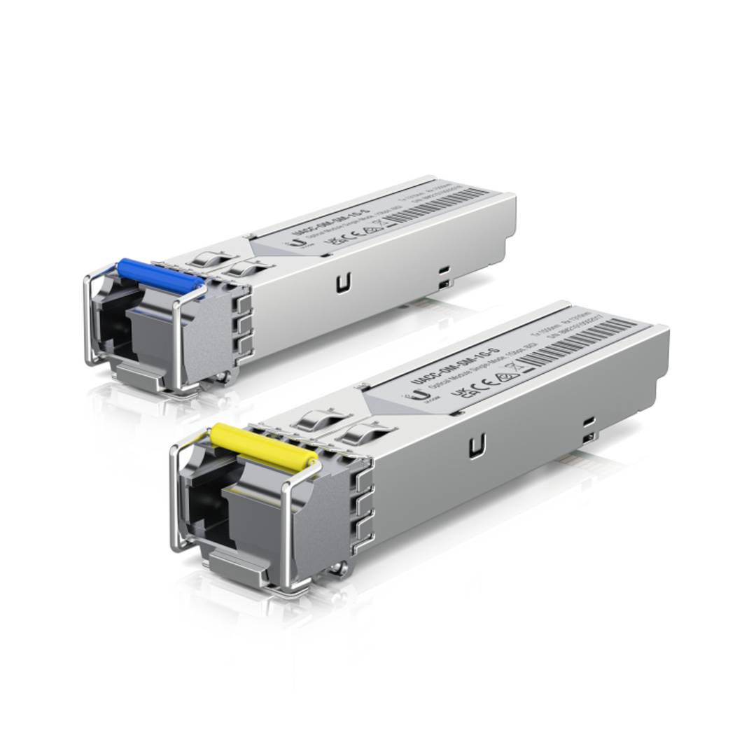 Pack de 2 unités Module émetteur-récepteur bidirectionnel UFiber SM d'Ubiquiti UACC-OM-SM-1G-S-2