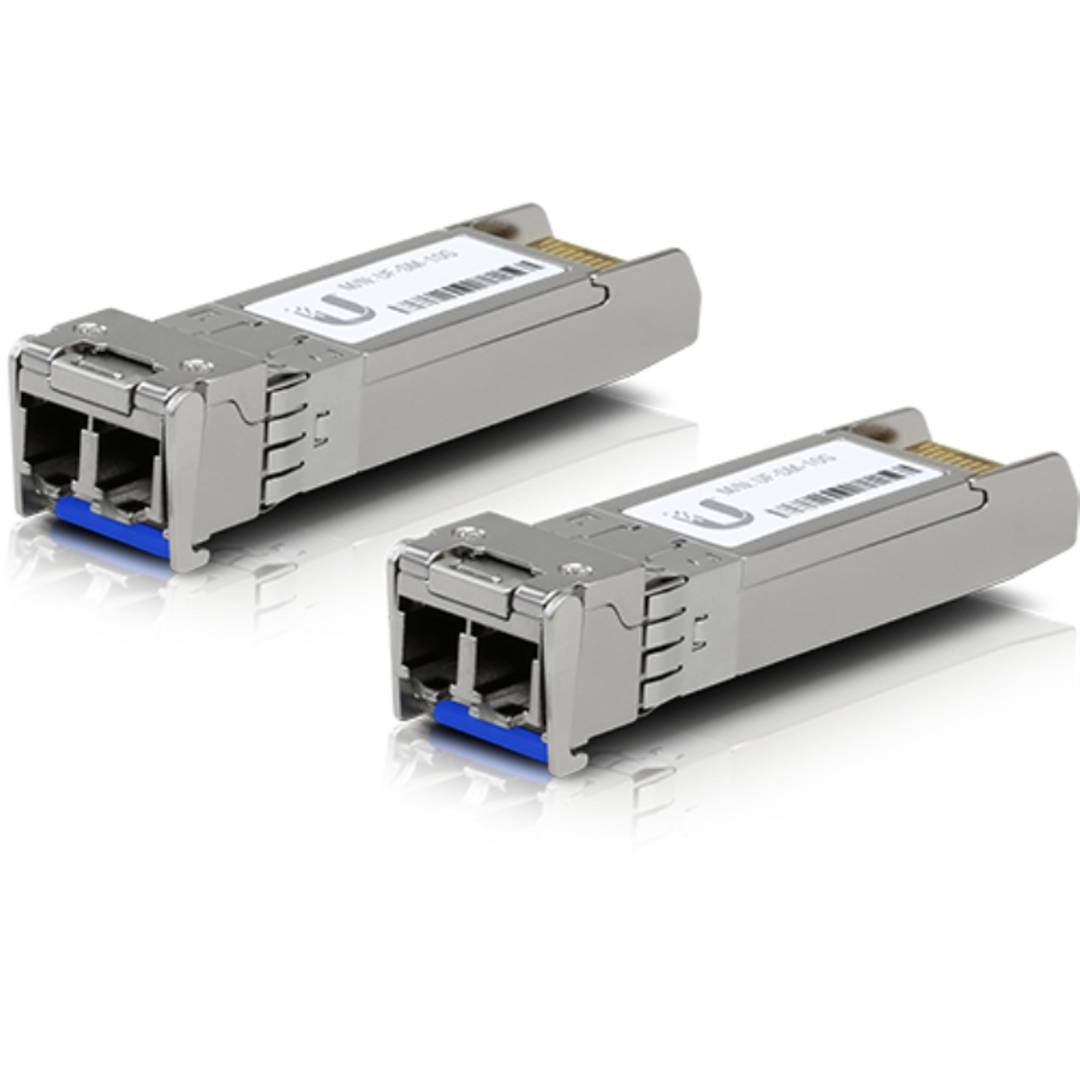 Confezione da 20 ricetrasmettitori monomodali UFiber 10G SFP+ di Ubiquiti UF-SM-10G-20