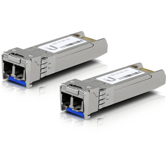 Confezione da 20 ricetrasmettitori monomodali UFiber 10G SFP+ di Ubiquiti UF-SM-10G-20