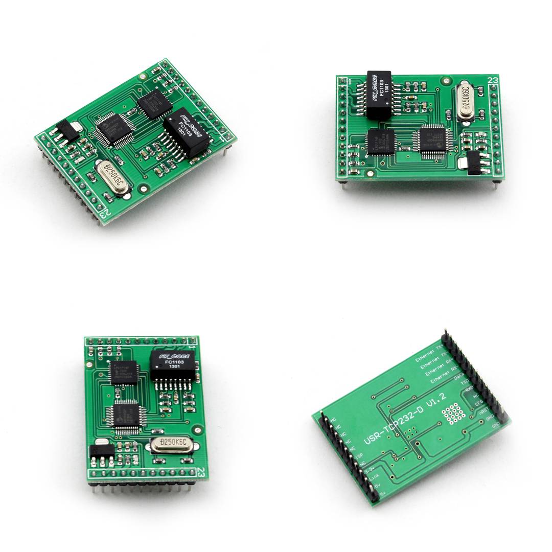 T24 UART serial ethernet module DIP version model D-USR-TCP232