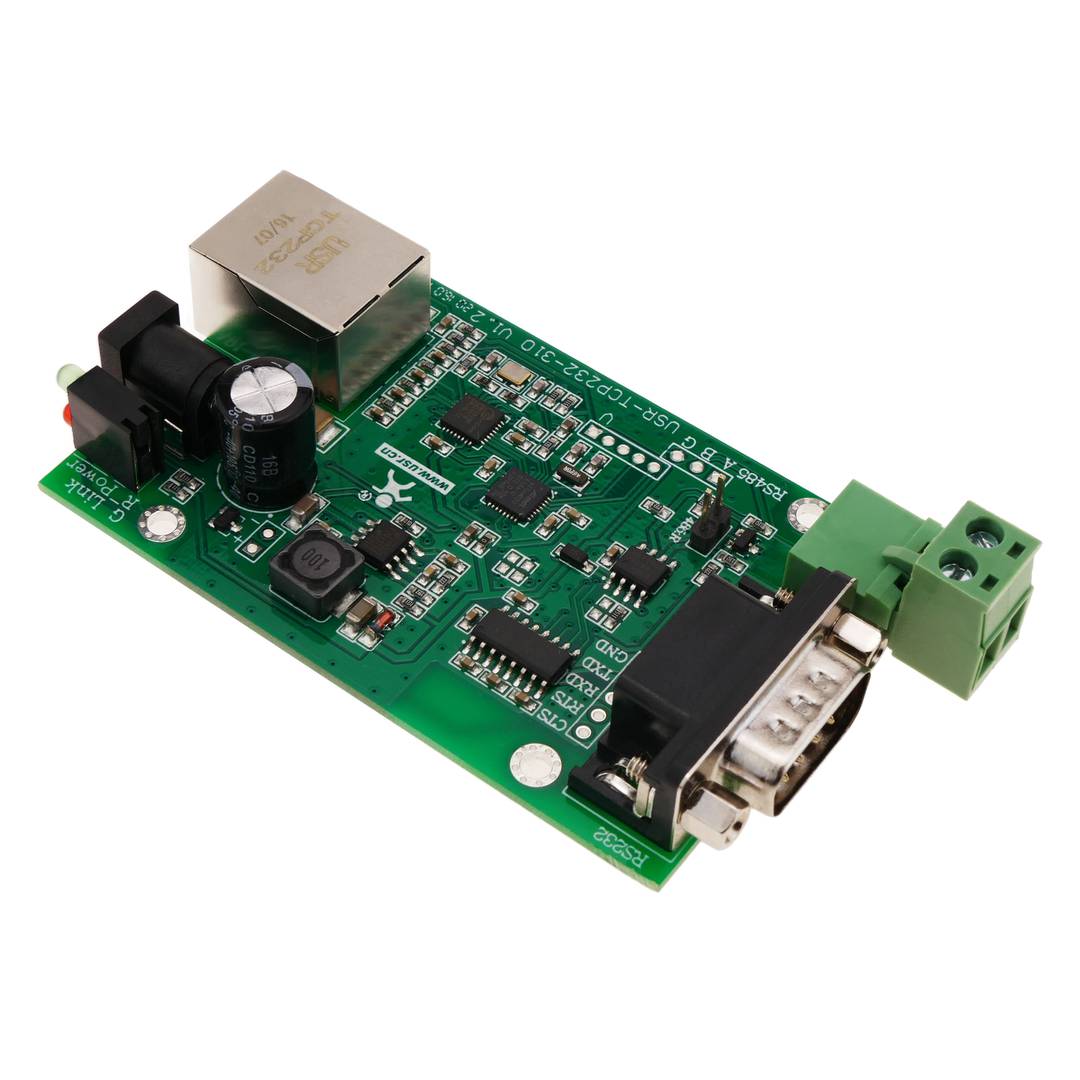 T24 RS232 RS485 serial module Ethernet TCP/IP model USR-TCP232-310