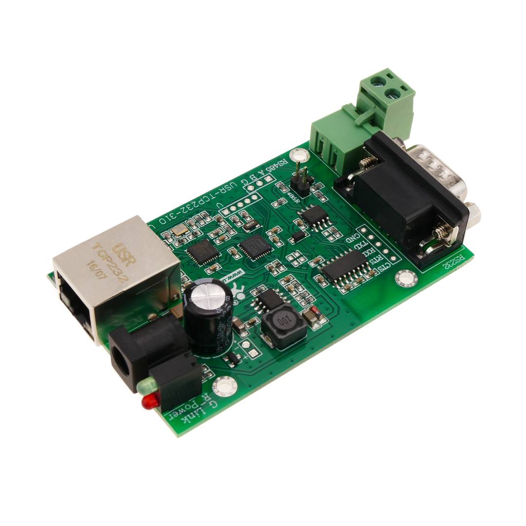 T24 RS232 RS485 serial module Ethernet TCP/IP model USR-TCP232-310