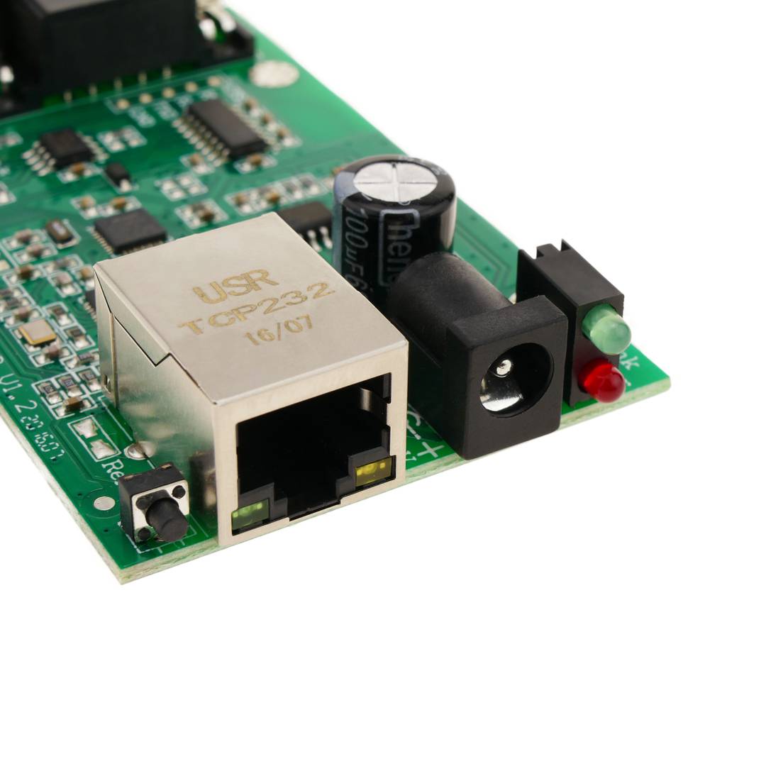 T24 RS232 RS485 serial module Ethernet TCP/IP model USR-TCP232-310