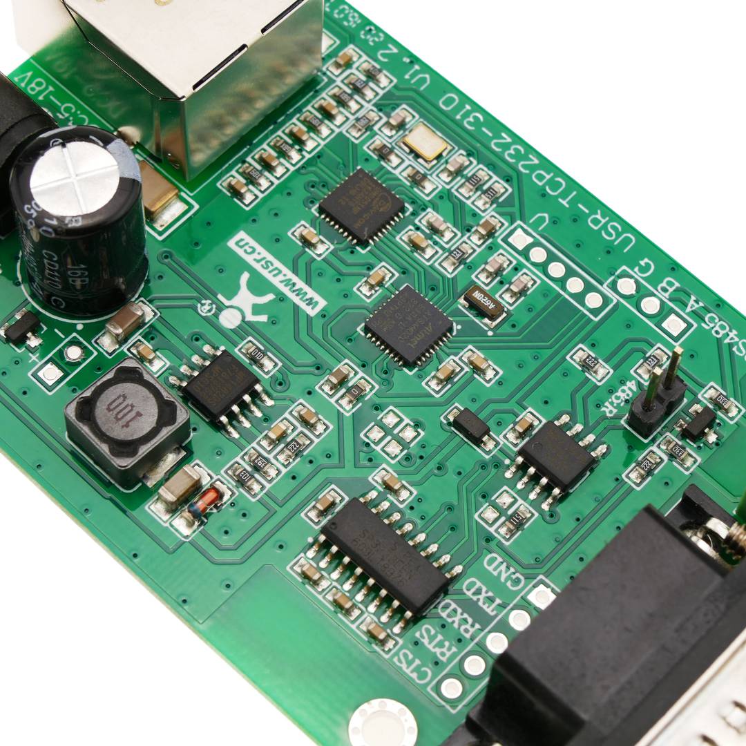 T24 RS232 RS485 serial module Ethernet TCP/IP model USR-TCP232-310