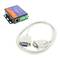 Módulo T24 RS232 RS422 RS485 serie a ethernet TCP/IP con carcasa modelo USR-TCP232-306