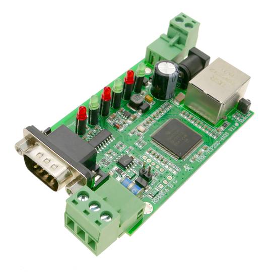 PCBA module E45 RS485 RS232 serial to Ethernet TCP/IP model USR-TCP232 ...