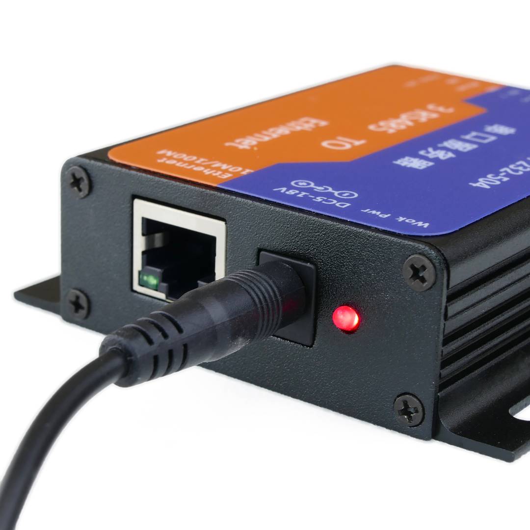 E45 module housing RS485 serial to Ethernet TCP/IP three-port model USR-TCP232-504