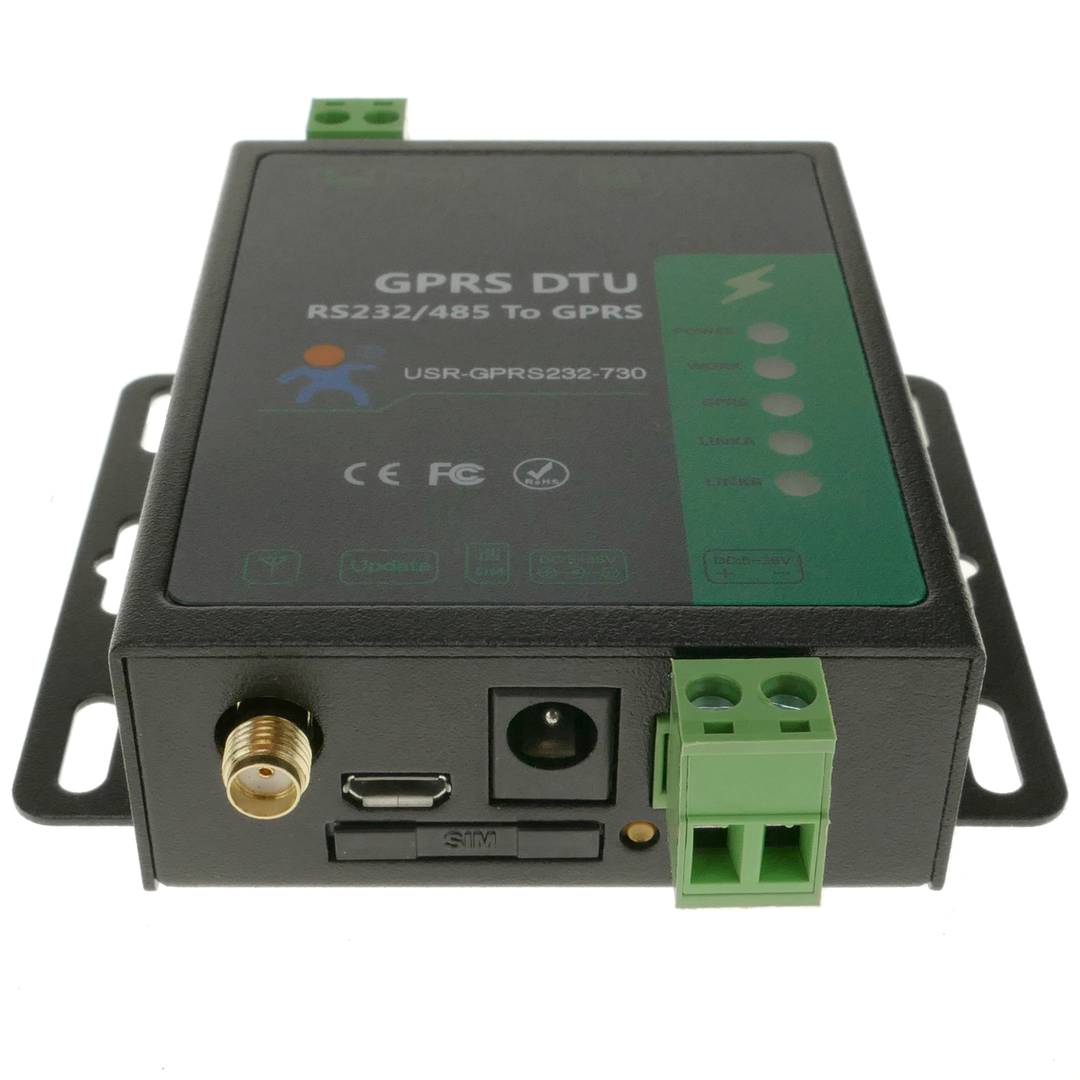Housing module with RS232 RS485 serial GSM GPRS DTU model USR-GPRS232-730