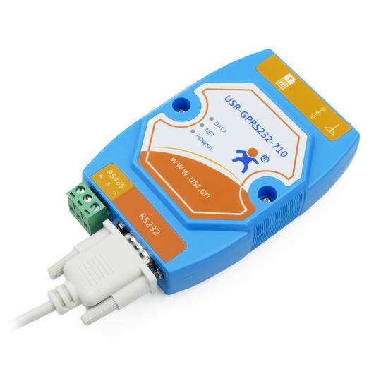 Module de boîtier avec RS485 série RS232 GSM GPRS DTU modèle USR-GPRS232-710