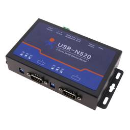 Cortex M4 RS232 RS422 RS485 serieel naar TCP / IP ethernet-module met USR-N520-modelbehuizing