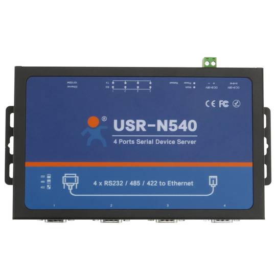 Mòdul Cortex M4 RS232 RS422 RS485 sèrie a ethernet TCP/IP amb carcassa model USR-N540