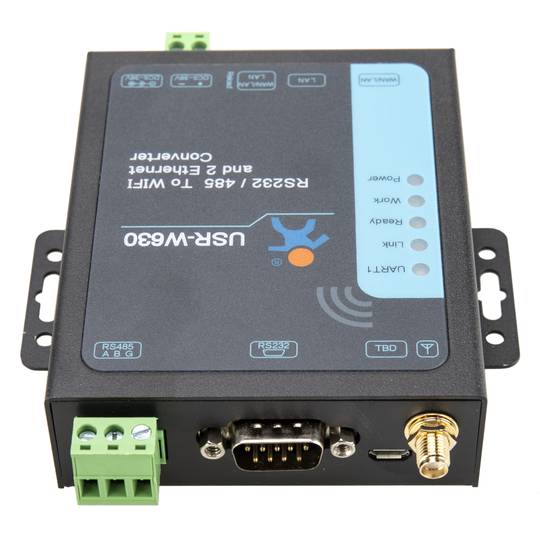 IEEE802.11 Modul 2 x TCP/IP zu RS232 RS485 DB9 Modell USR-W630