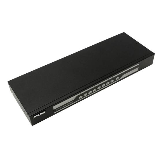 DYLINK KVM Switch 8 porte rack 19