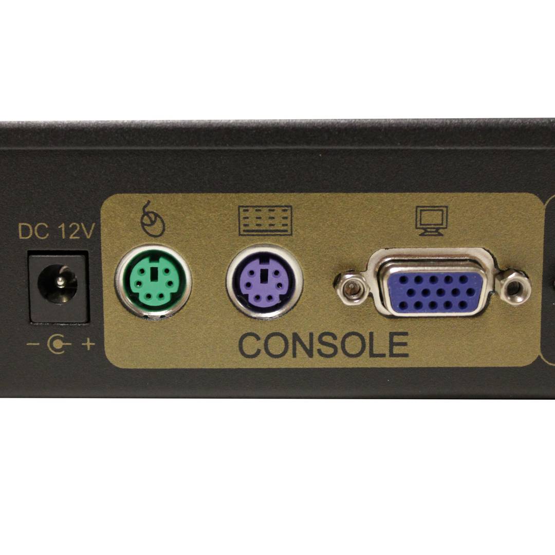 KVM DYLINK 8-poorts rack 19 OSD-schakelaar