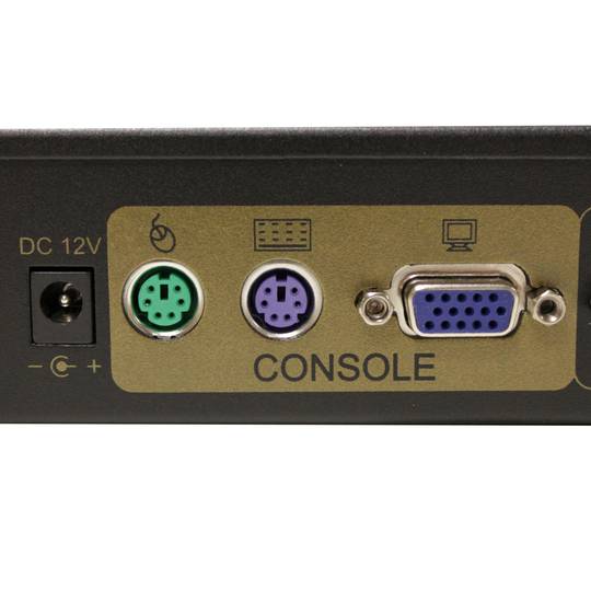 KVM DYLINK 8-poorts rack 19 OSD-schakelaar