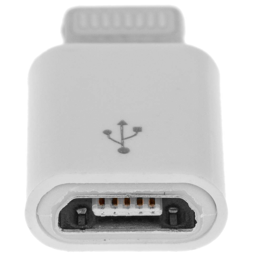 Adattatore per connettore da micro USB a Lightning - Cablematic