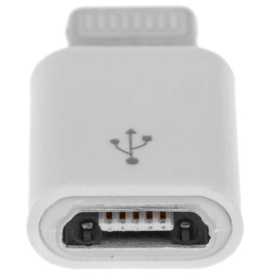 Micro Usb To Lightning Connector Adapter Cablematic 8506