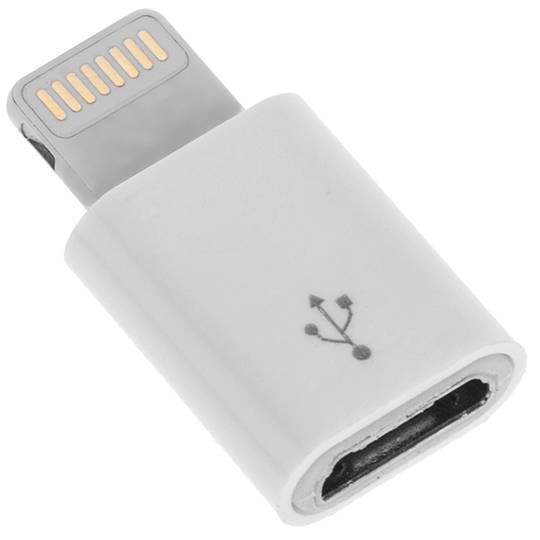 Micro Usb To Lightning Connector Adapter Cablematic