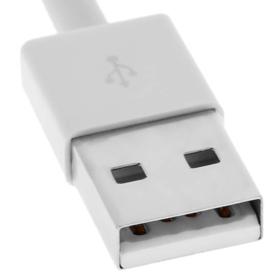 USB-kabel type A male naar male lightning connector 50cm