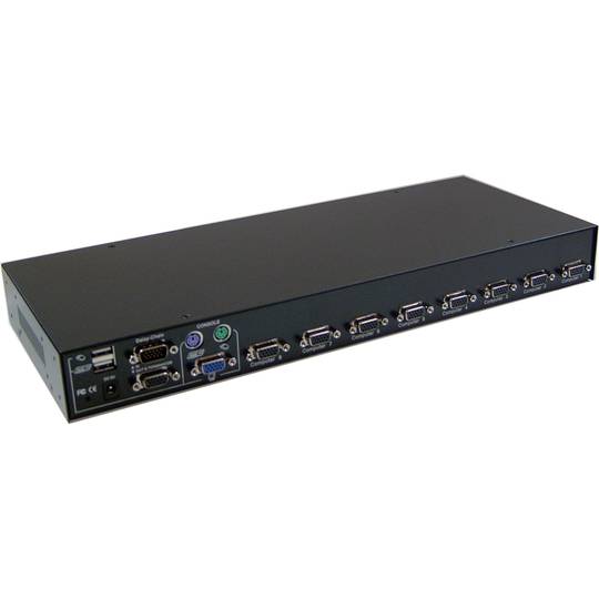 KVM Switch Rack 1U USB PS2 Uniclass Premium VGA a 8CPU 1KVM
