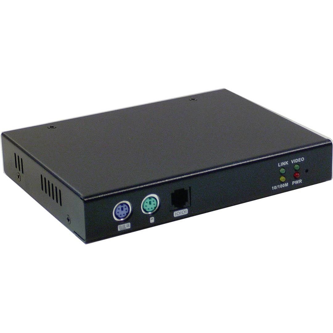 Rack 1U KVM Extender IP Uniclass Premium VGA USB a PS2 1CPU 1KVM
