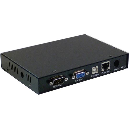 Rack 1U KVM Extender IP Uniclass Premium VGA USB a PS2 1CPU 1KVM