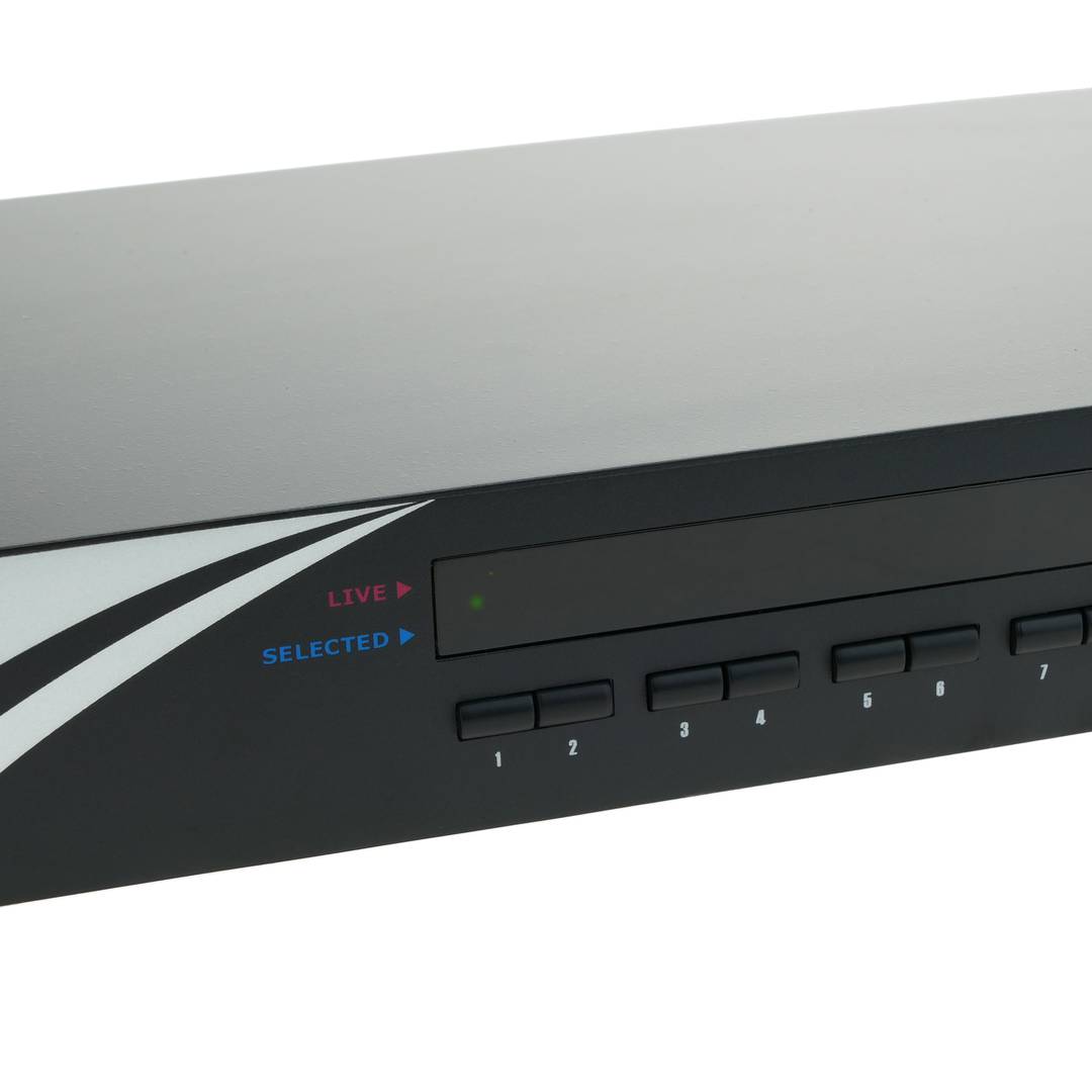 1U Rack Uniclass KVM Switch USB PS2 VGA 1KVM to 16CPU