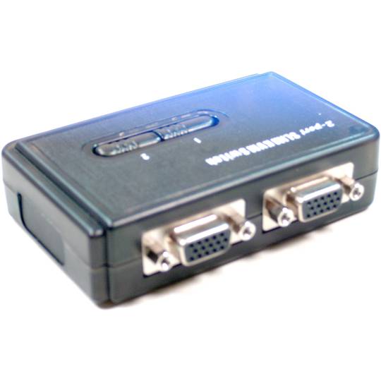 VGA USB KVM Switch Uniclass 1KVM um mini-2CPU